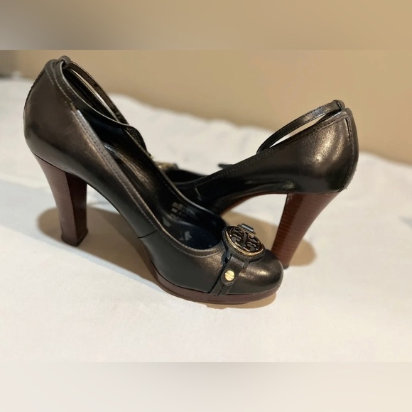 Tory Burch Black Platform Shoes - Picture 4 of 9